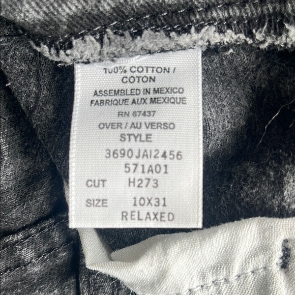 VTG 90S POLO JEANS COMPANY RALPH LAUREN black Denim relaxed mid-rise cut off 10 - Picture 5 of 10